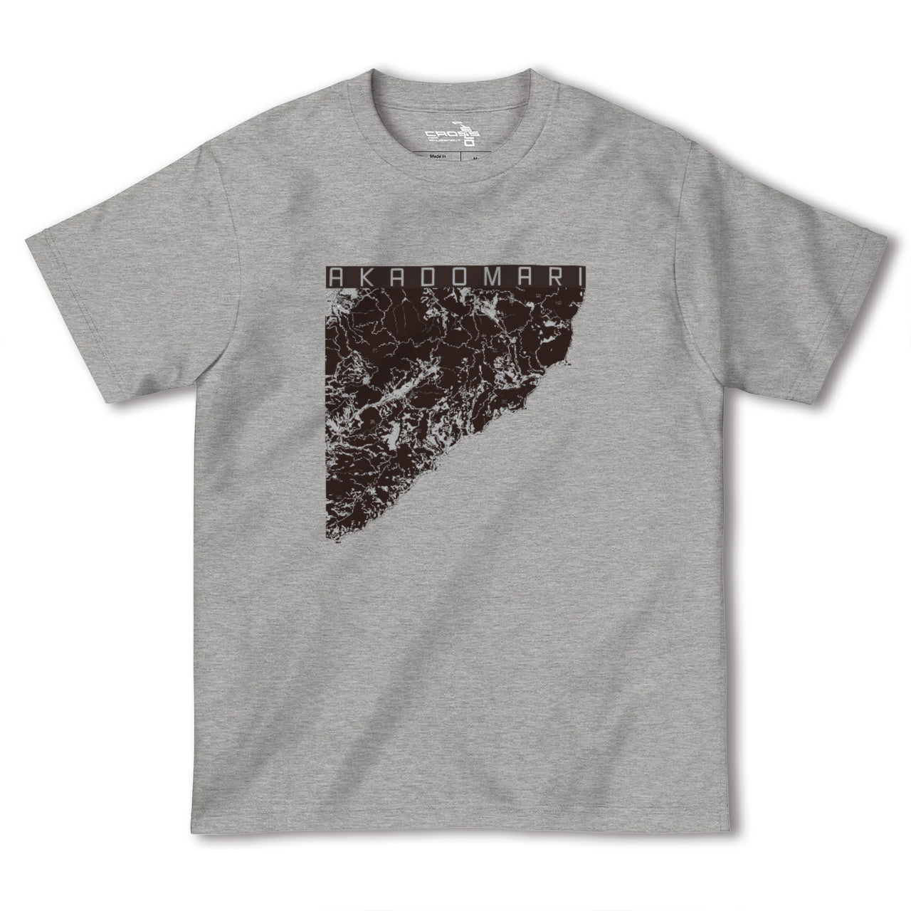 【赤泊(新潟県)】地図柄ヘビーウェイトTシャツ