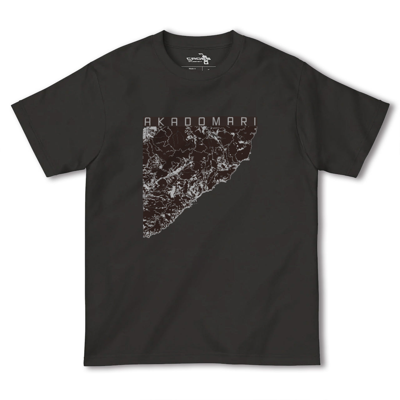 【赤泊(新潟県)】地図柄ヘビーウェイトTシャツ