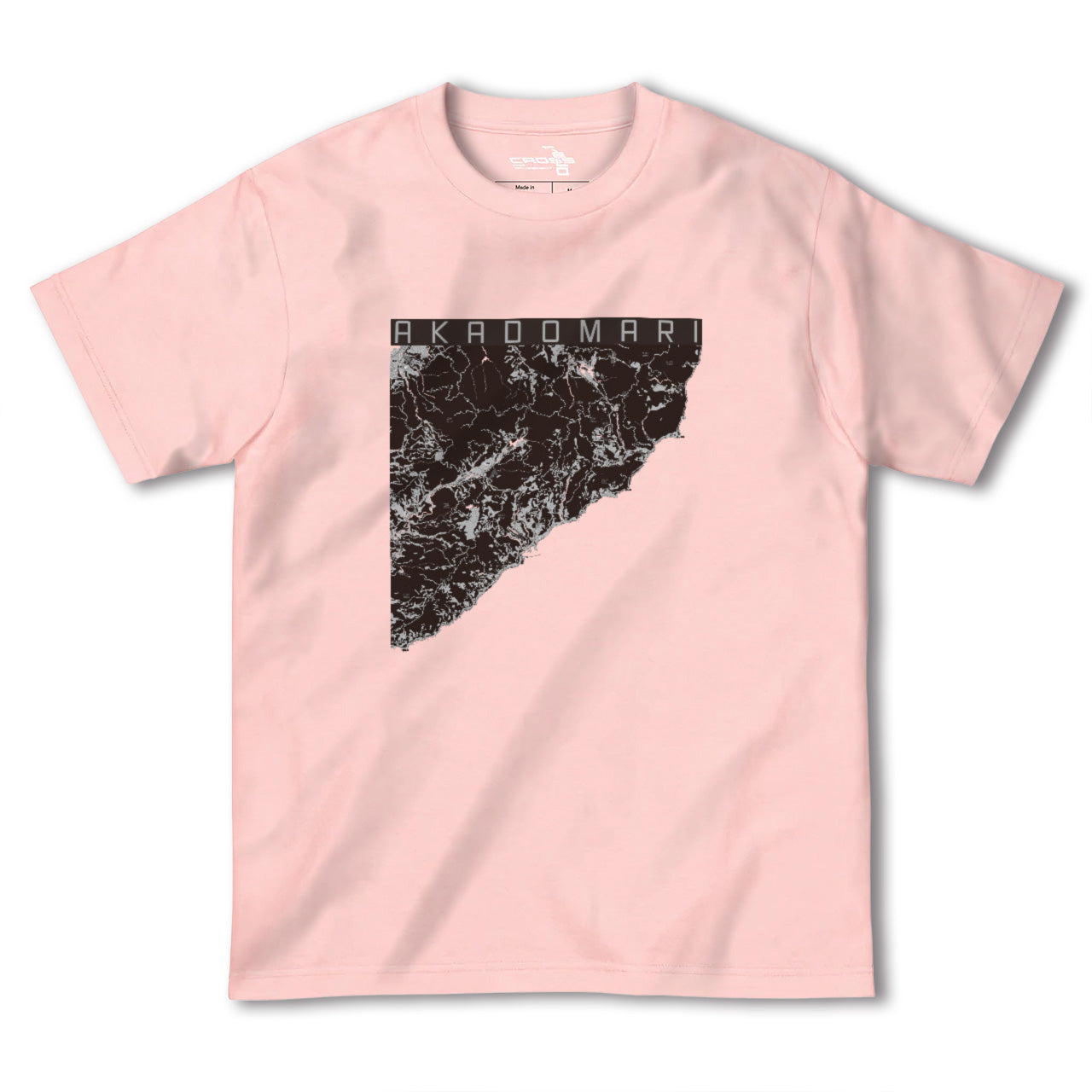 【赤泊(新潟県)】地図柄ヘビーウェイトTシャツ