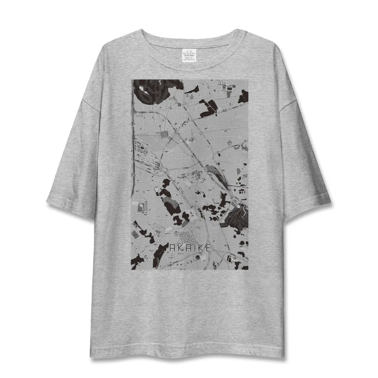 【赤池(愛知県)】地図柄ビッグシルエットTシャツ