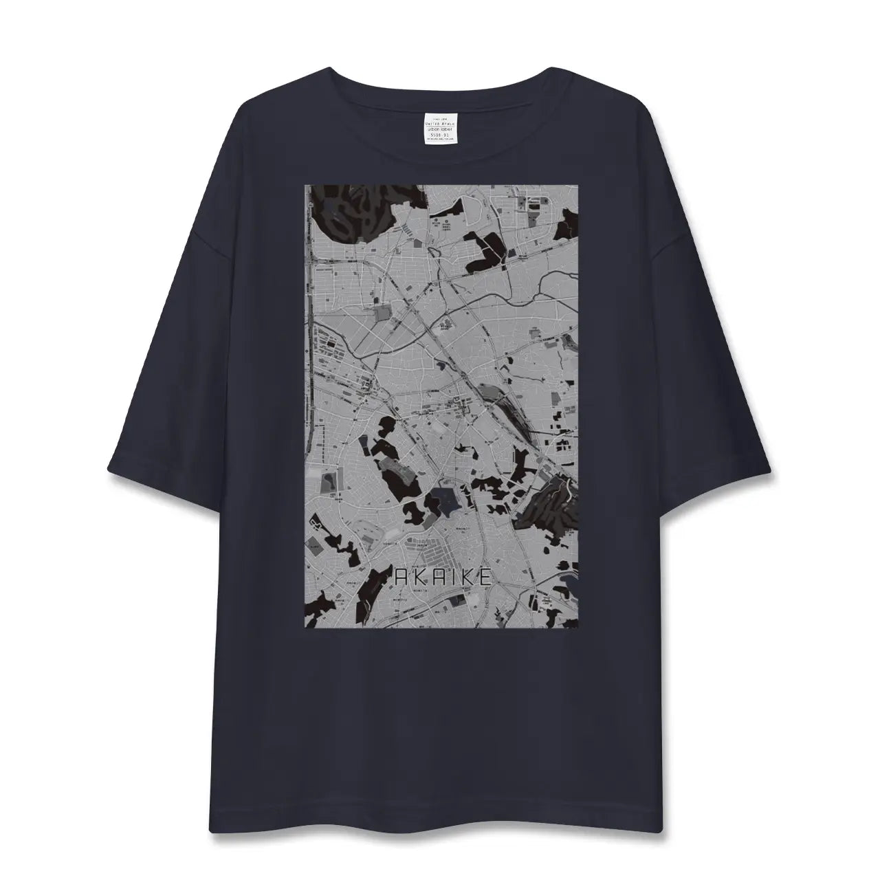 【赤池(愛知県)】地図柄ビッグシルエットTシャツ