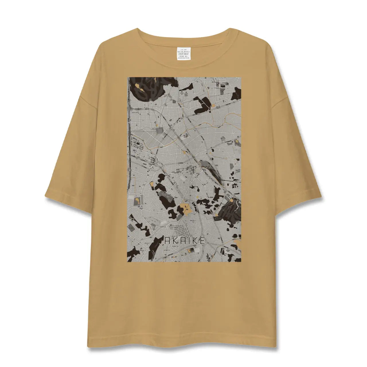 【赤池(愛知県)】地図柄ビッグシルエットTシャツ