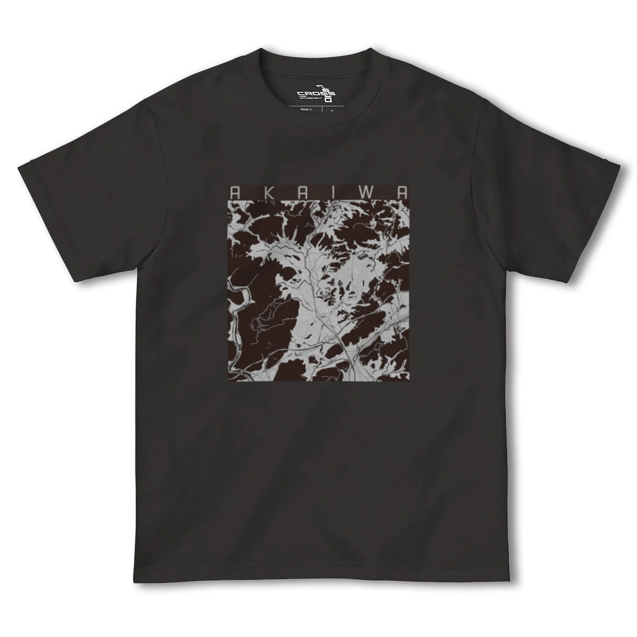 【赤磐(岡山県)】地図柄ヘビーウェイトTシャツ