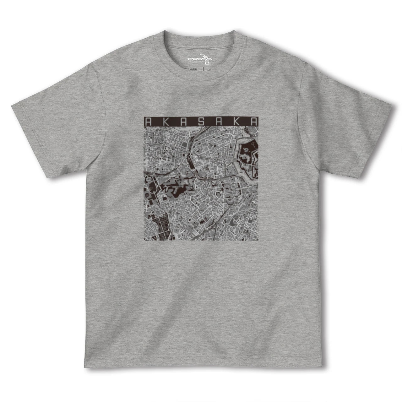【赤坂(東京都)】地図柄ヘビーウェイトTシャツ