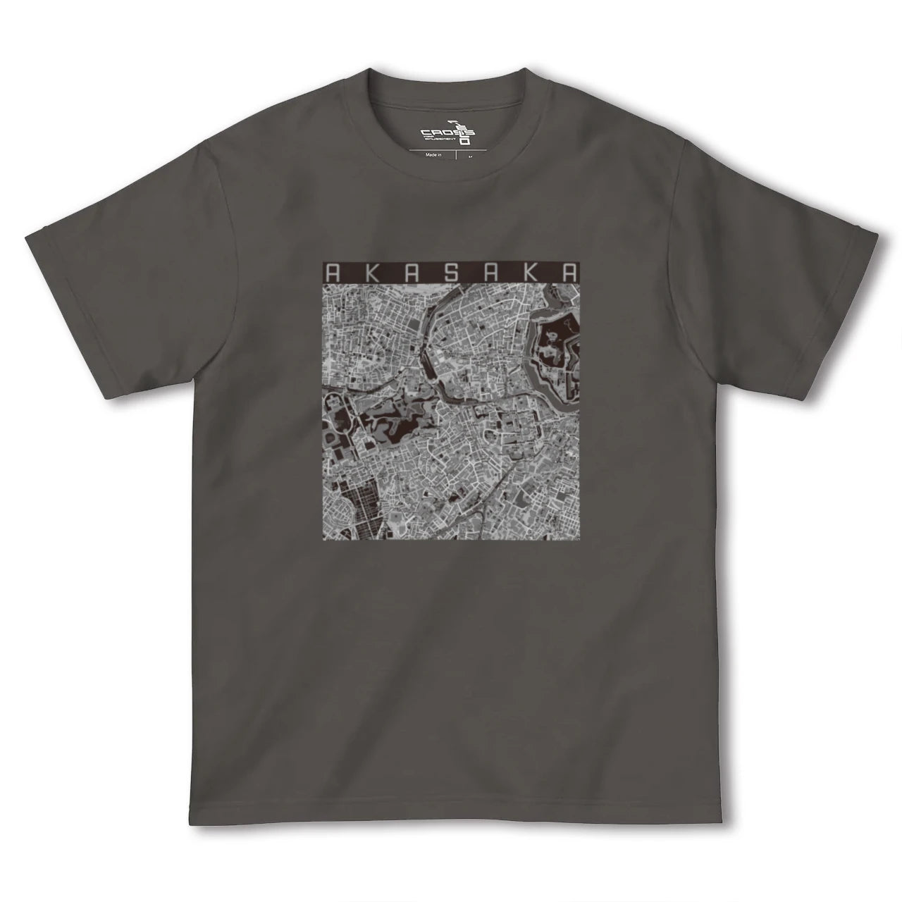 【赤坂(東京都)】地図柄ヘビーウェイトTシャツ
