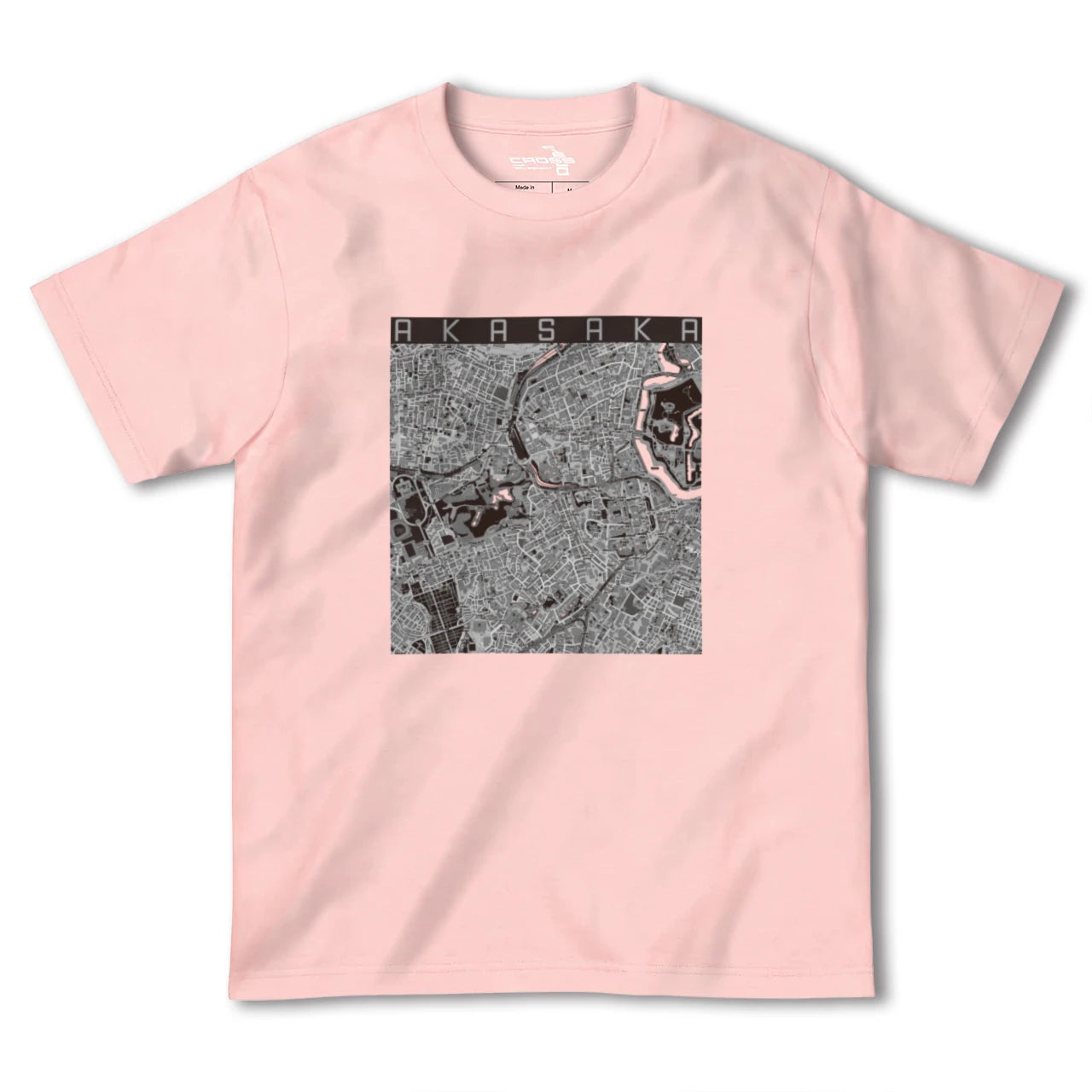 【赤坂(東京都)】地図柄ヘビーウェイトTシャツ