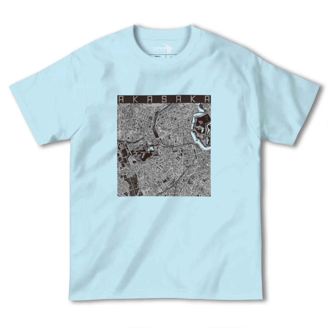 【赤坂(東京都)】地図柄ヘビーウェイトTシャツ
