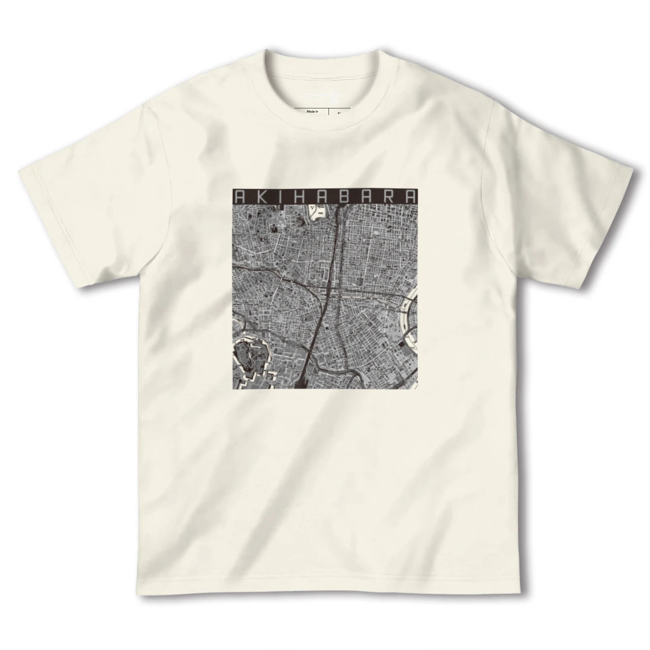 【秋葉原(東京都)】地図柄ヘビーウェイトTシャツ