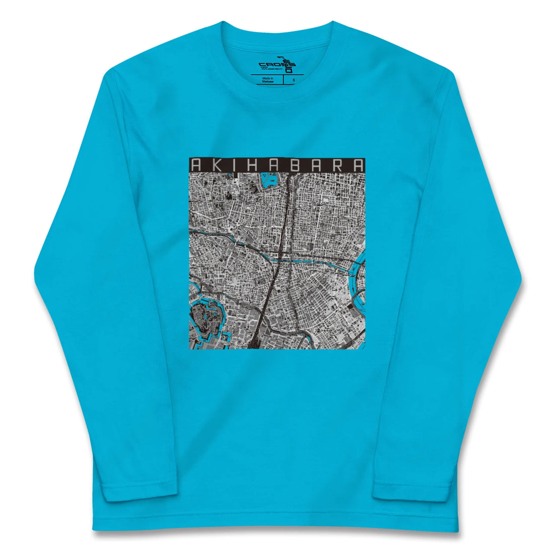 【秋葉原(東京都)】地図柄ロングスリーブTシャツ