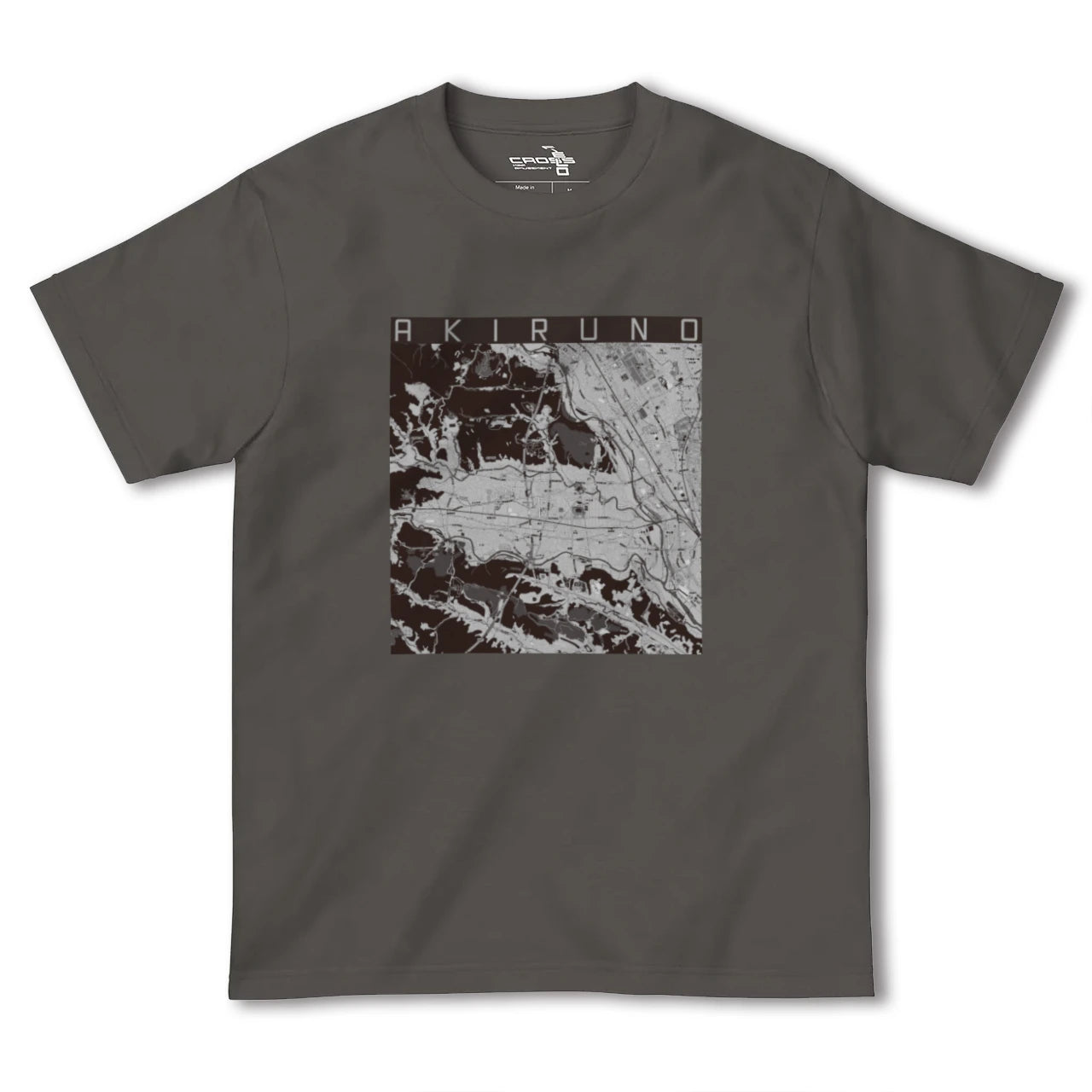 【あきる野(東京都)】地図柄ヘビーウェイトTシャツ