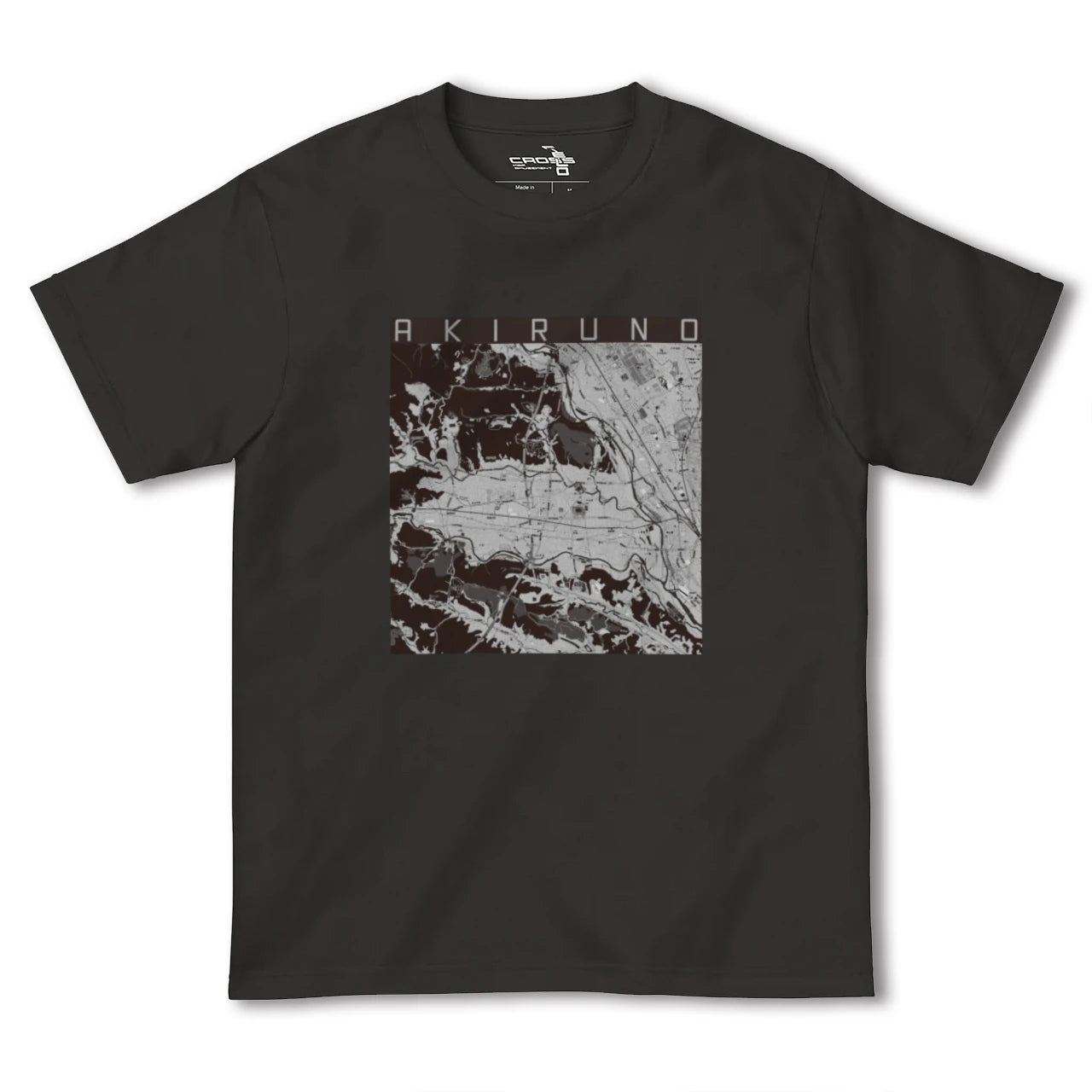 【あきる野(東京都)】地図柄ヘビーウェイトTシャツ