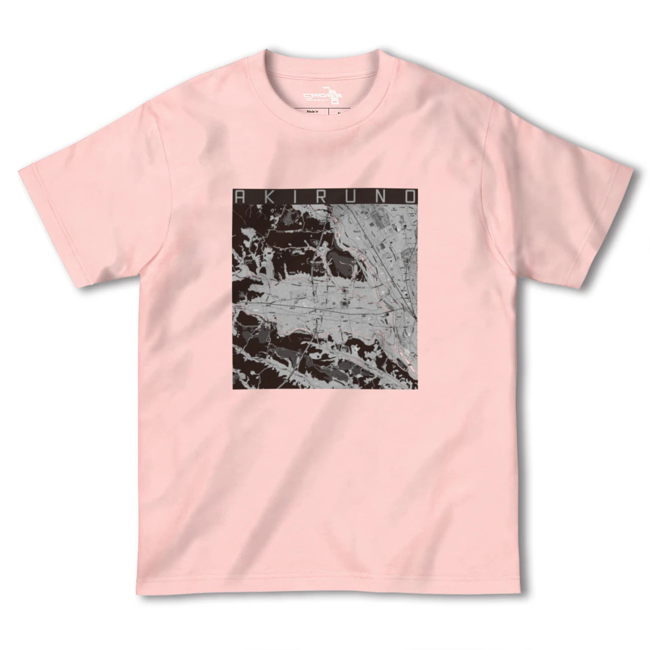 【あきる野(東京都)】地図柄ヘビーウェイトTシャツ