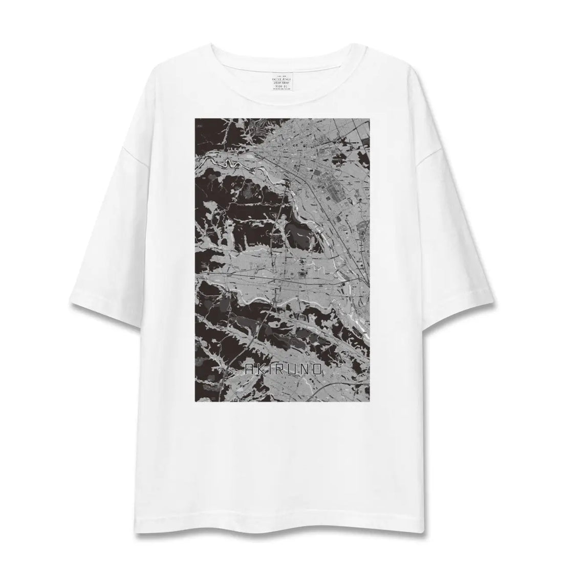 【あきる野(東京都)】地図柄ビッグシルエットTシャツ