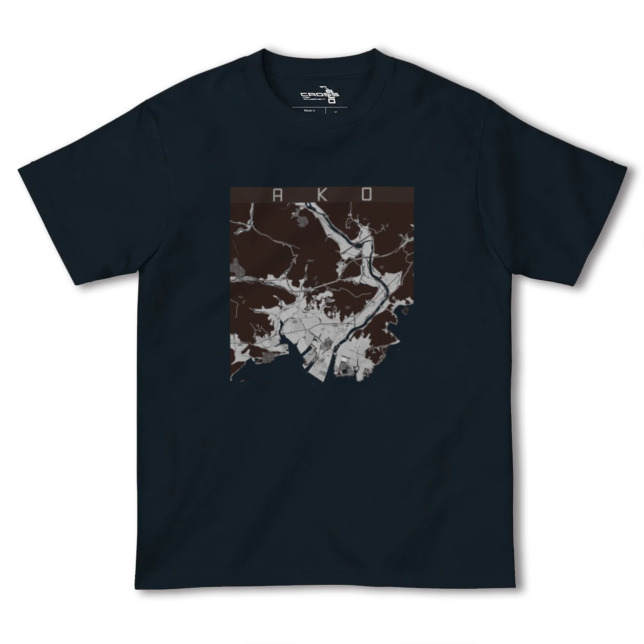 【赤穂(兵庫県)】地図柄ヘビーウェイトTシャツ