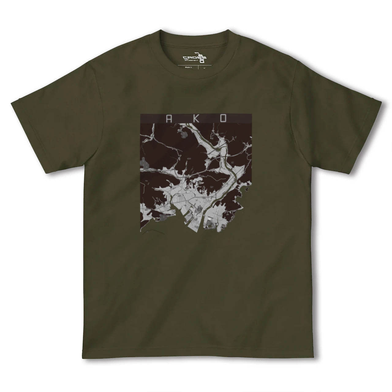 【赤穂(兵庫県)】地図柄ヘビーウェイトTシャツ
