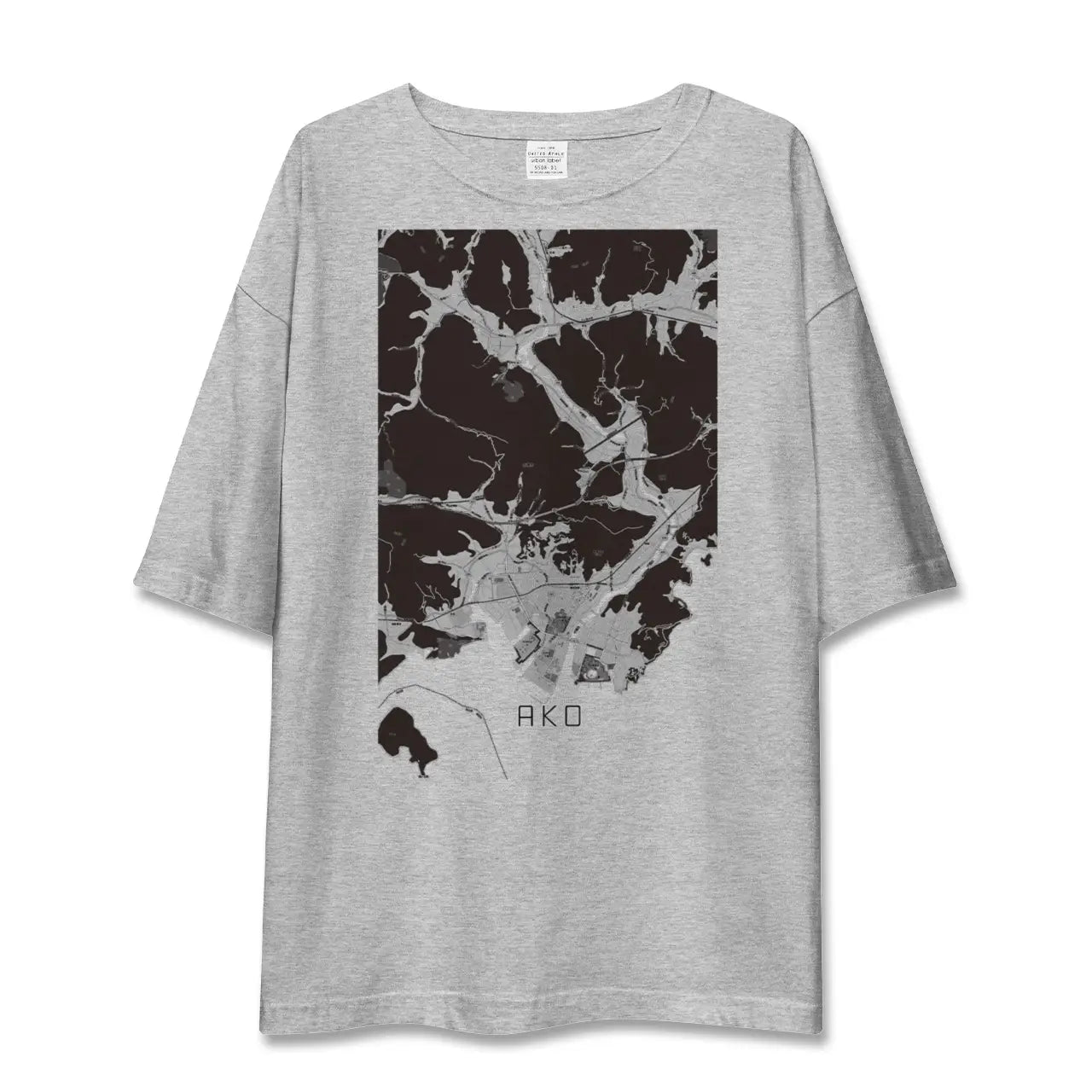【赤穂(兵庫県)】地図柄ビッグシルエットTシャツ
