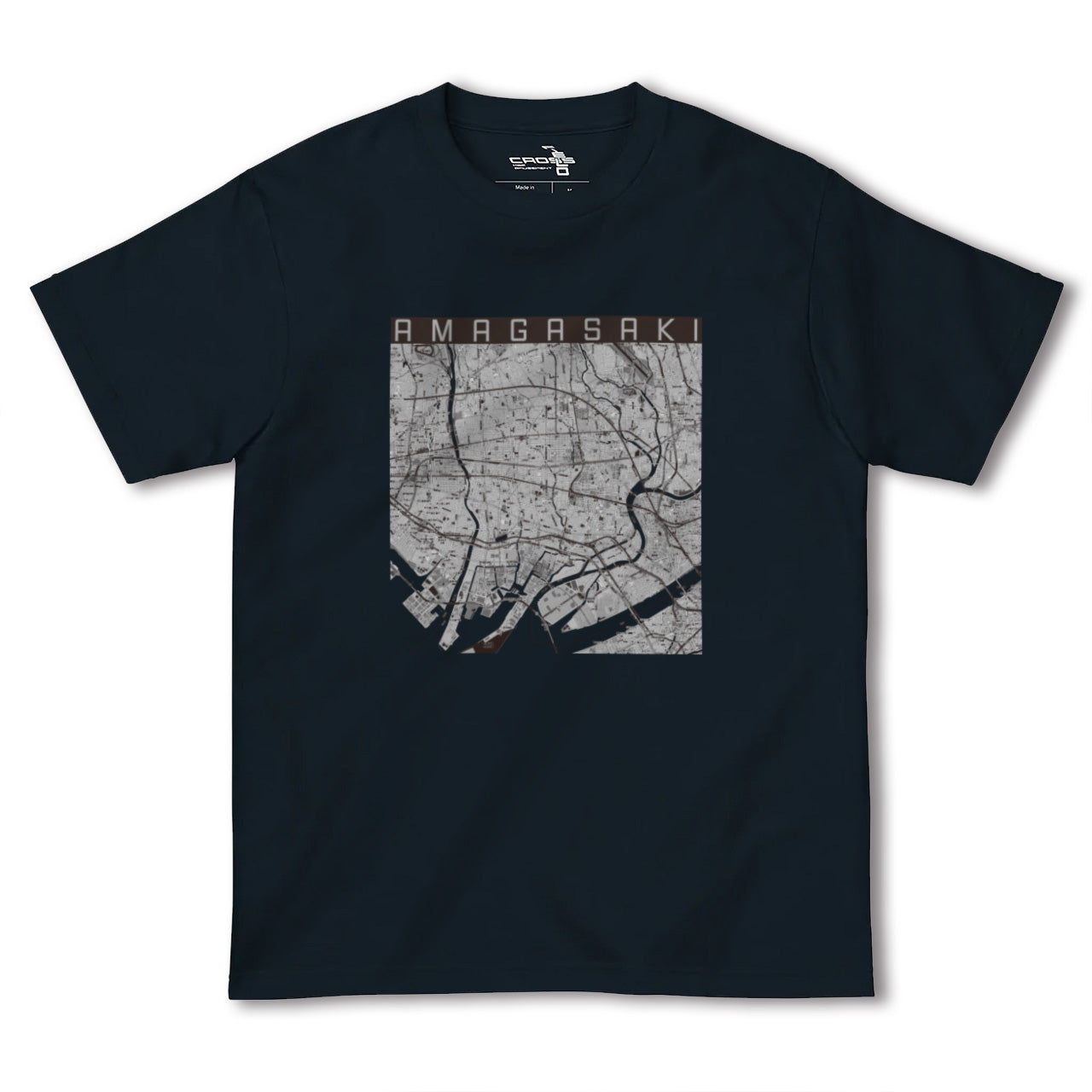 【尼崎(兵庫県)】地図柄ヘビーウェイトTシャツ