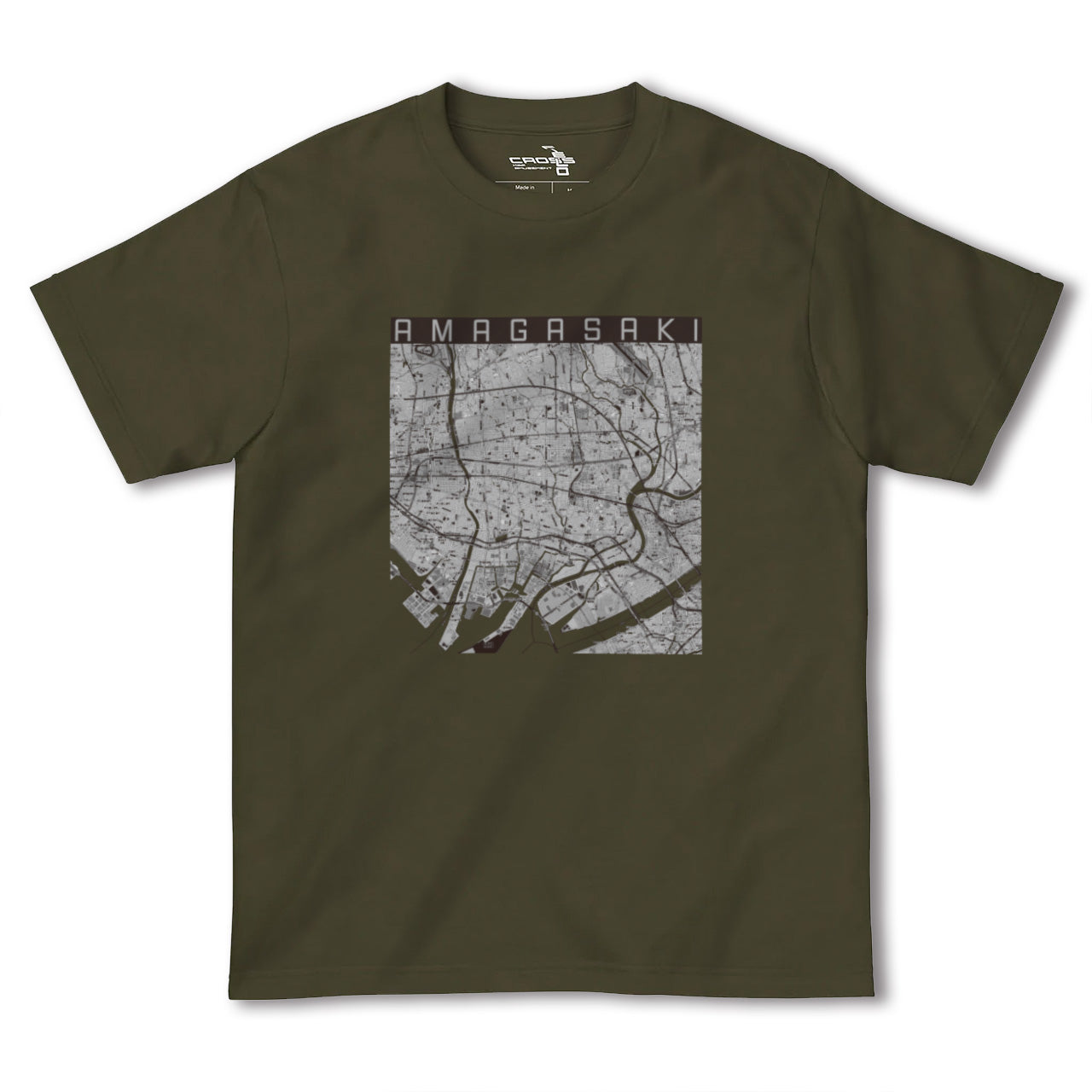 【尼崎(兵庫県)】地図柄ヘビーウェイトTシャツ