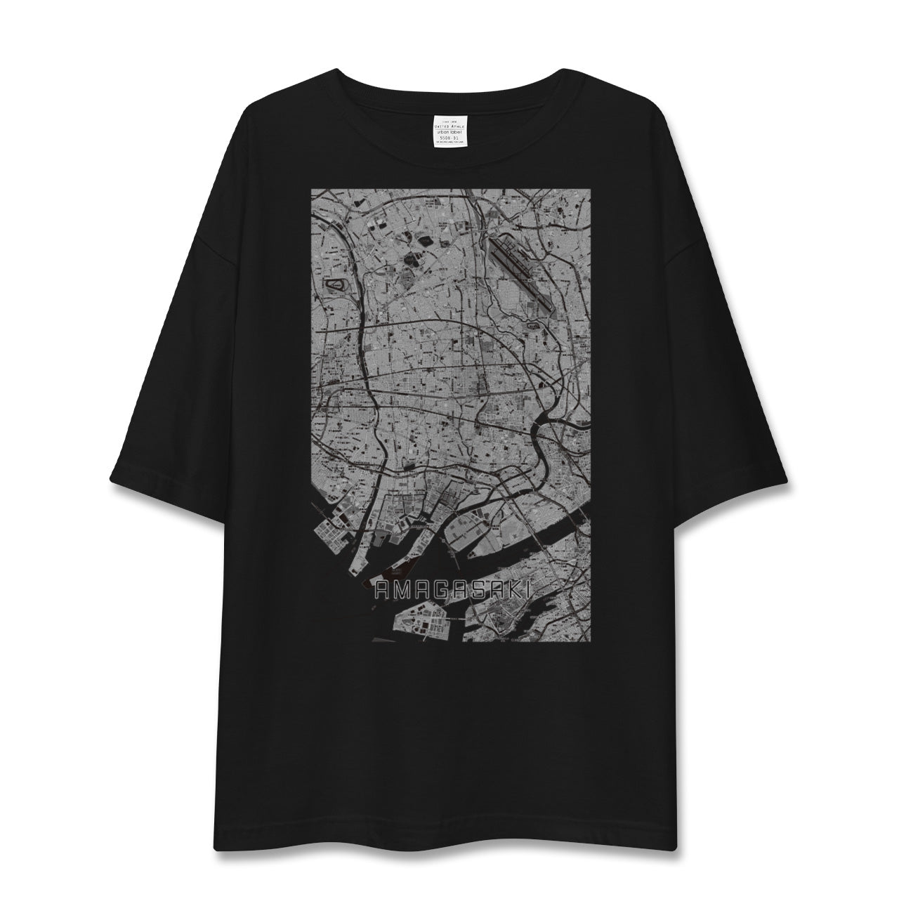 【尼崎(兵庫県)】地図柄ビッグシルエットTシャツ