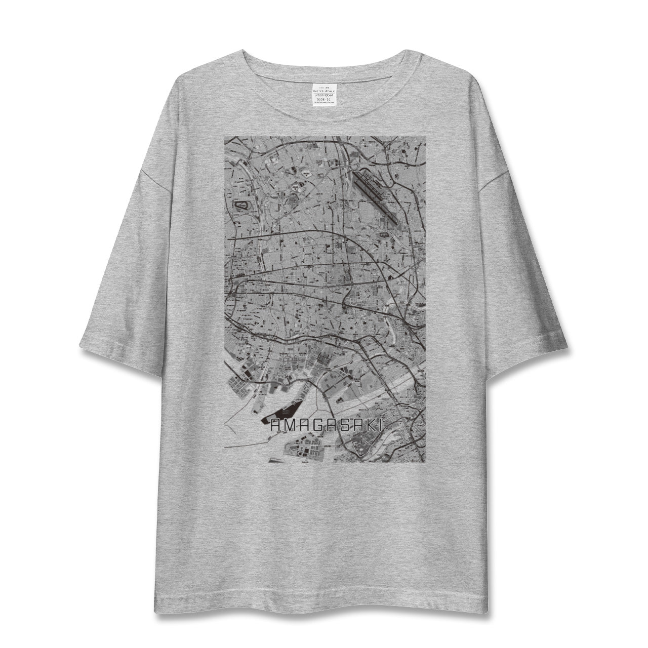 【尼崎(兵庫県)】地図柄ビッグシルエットTシャツ
