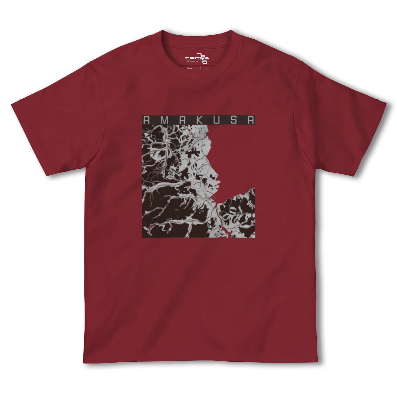 【天草(熊本県)】地図柄ヘビーウェイトTシャツ