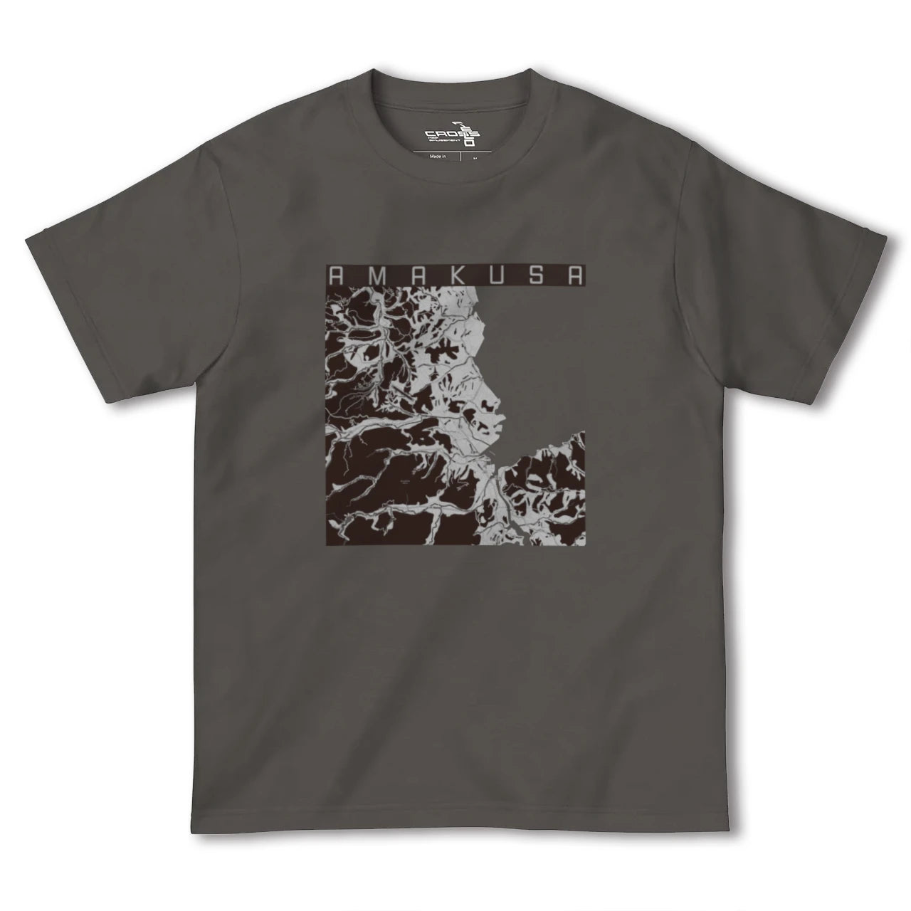 【天草(熊本県)】地図柄ヘビーウェイトTシャツ