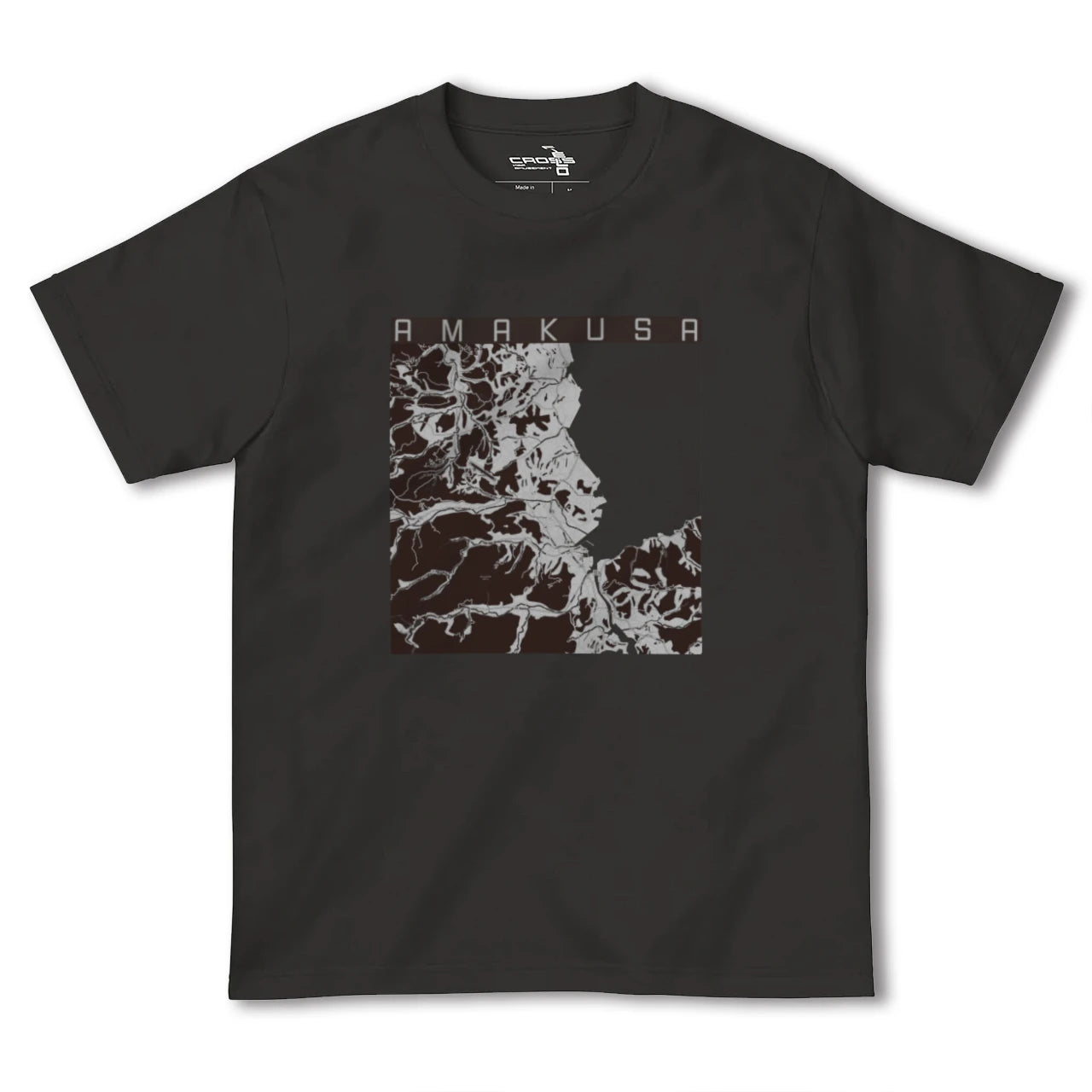 【天草(熊本県)】地図柄ヘビーウェイトTシャツ