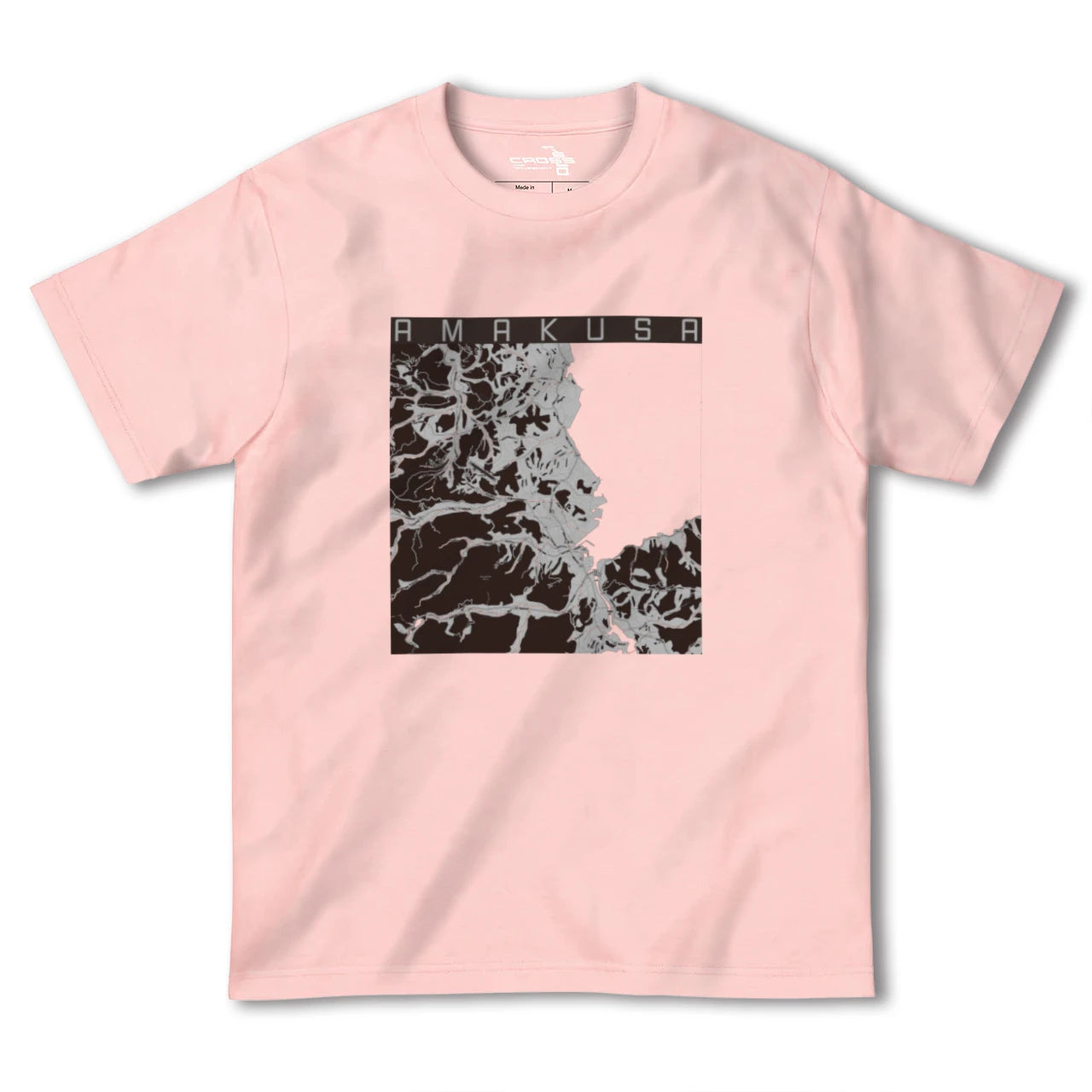 【天草(熊本県)】地図柄ヘビーウェイトTシャツ