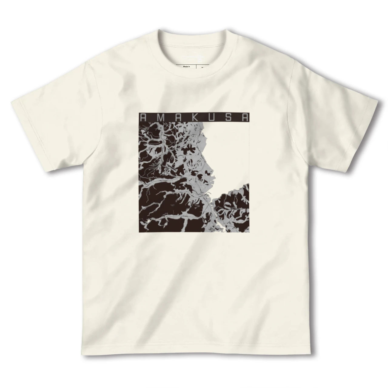 【天草(熊本県)】地図柄ヘビーウェイトTシャツ