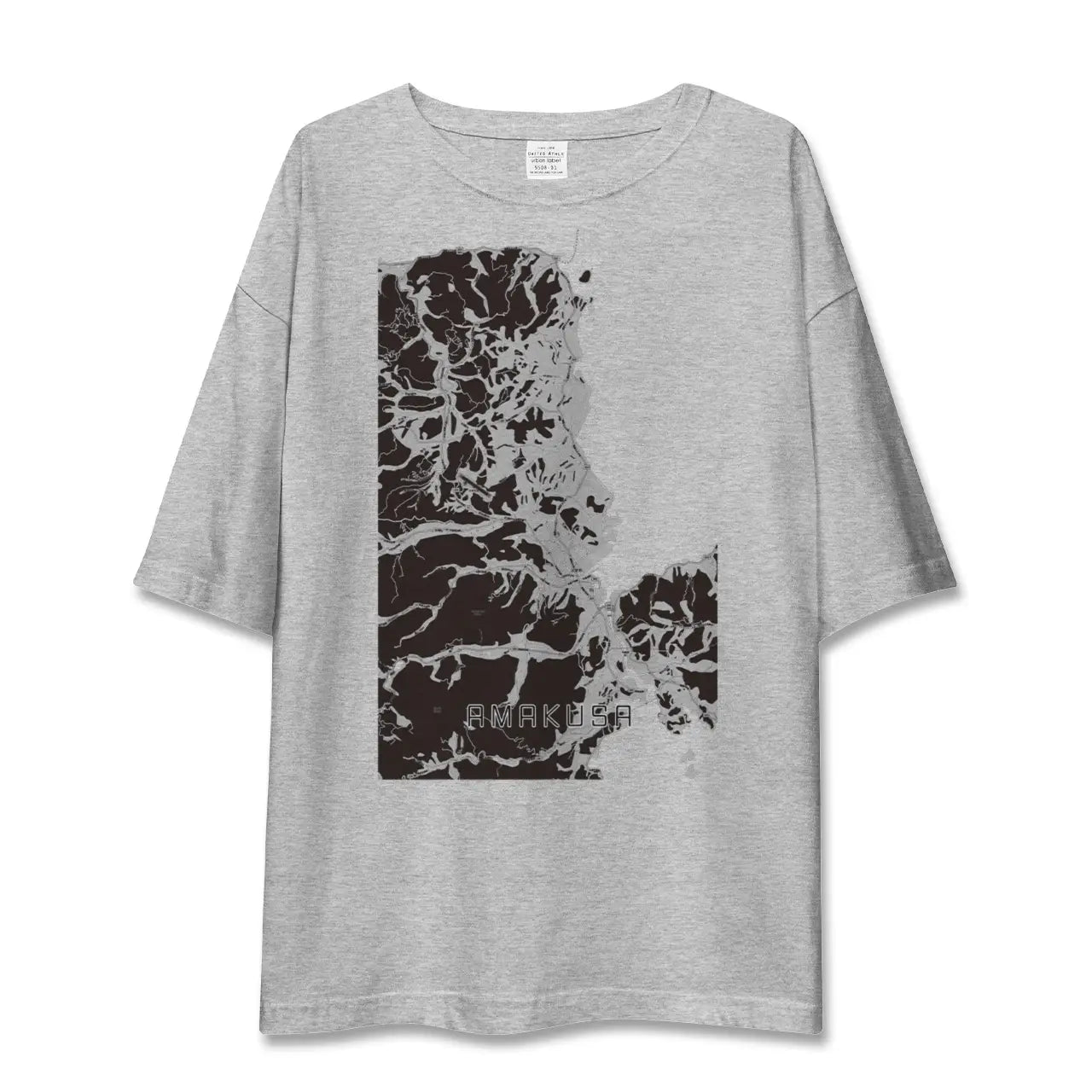 【天草(熊本県)】地図柄ビッグシルエットTシャツ