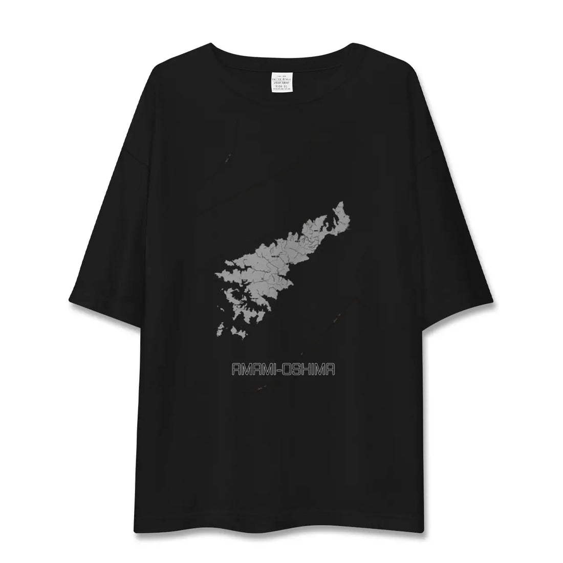【奄美大島(鹿児島県)】地図柄ビッグシルエットTシャツ