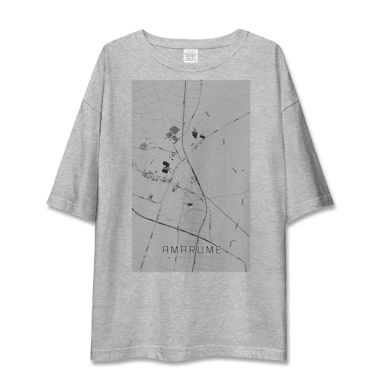 【余目(山形県)】地図柄ビッグシルエットTシャツ