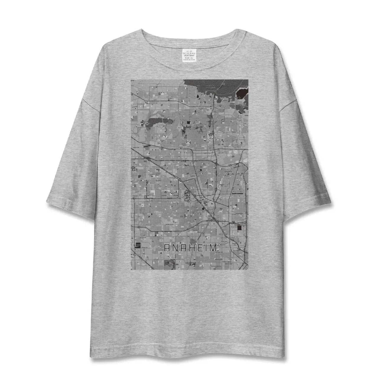 【アナハイム(アメリカ)】地図柄ビッグシルエットTシャツ