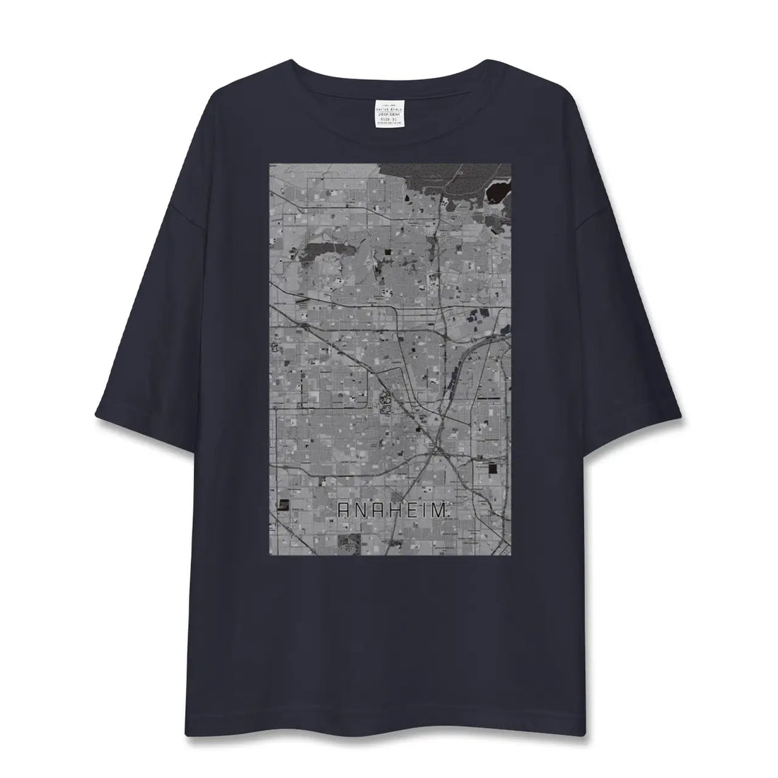 【アナハイム(アメリカ)】地図柄ビッグシルエットTシャツ