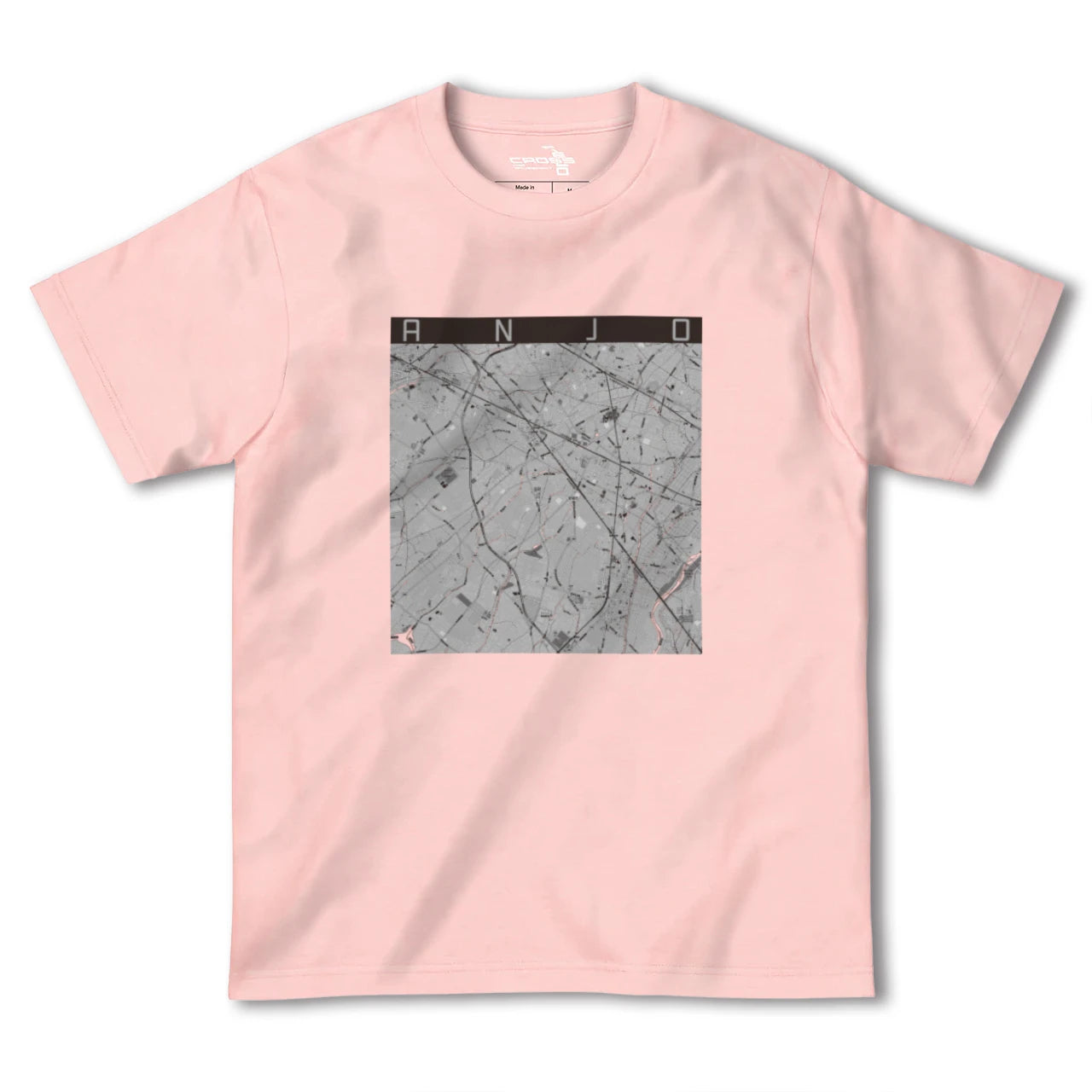 【安城(愛知県)】地図柄ヘビーウェイトTシャツ