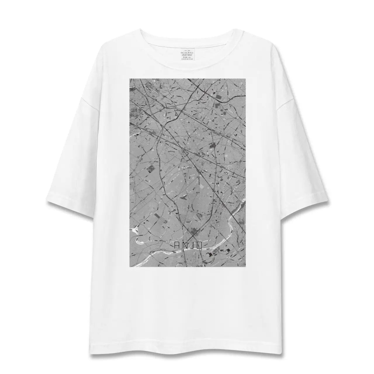 【安城(愛知県)】地図柄ビッグシルエットTシャツ