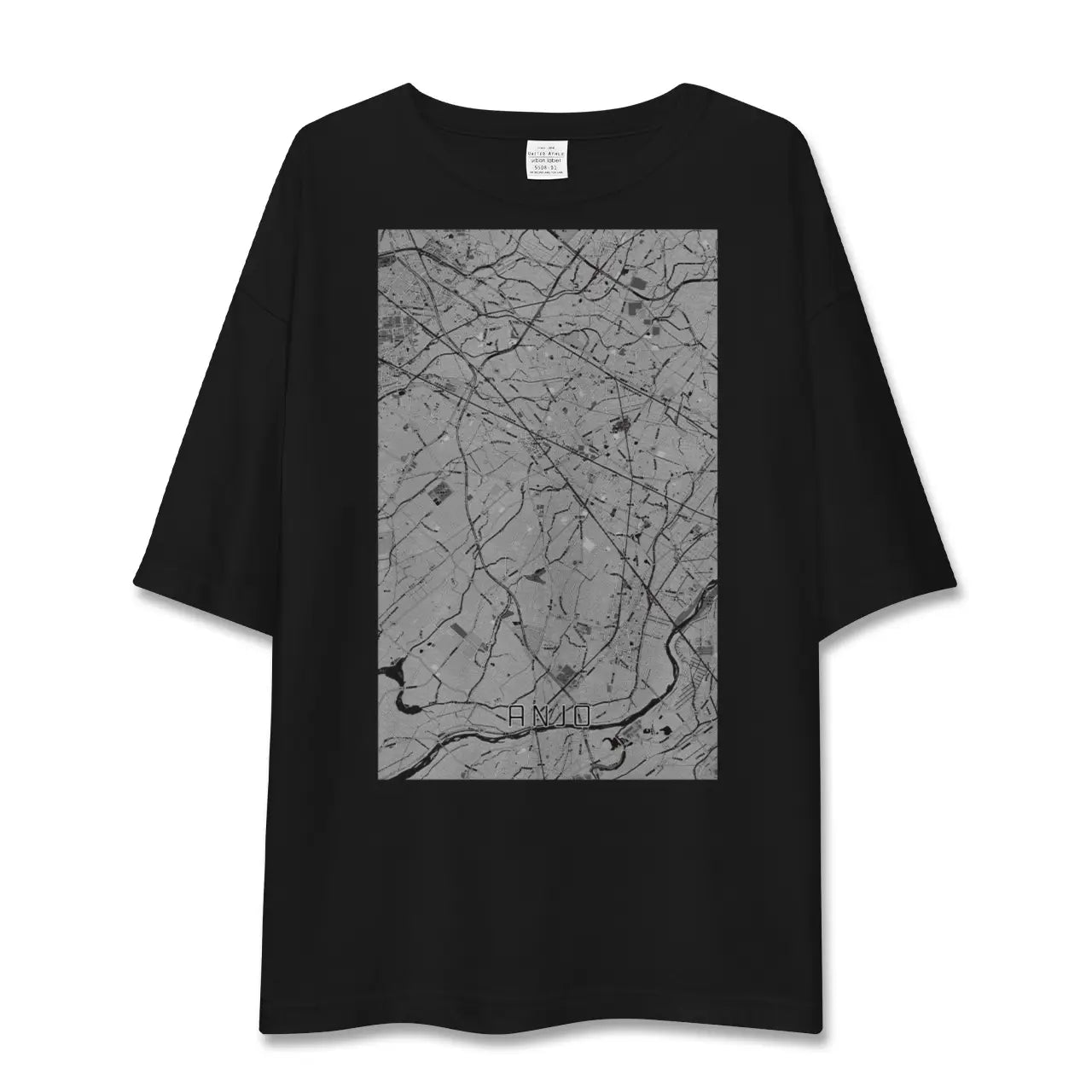 【安城(愛知県)】地図柄ビッグシルエットTシャツ