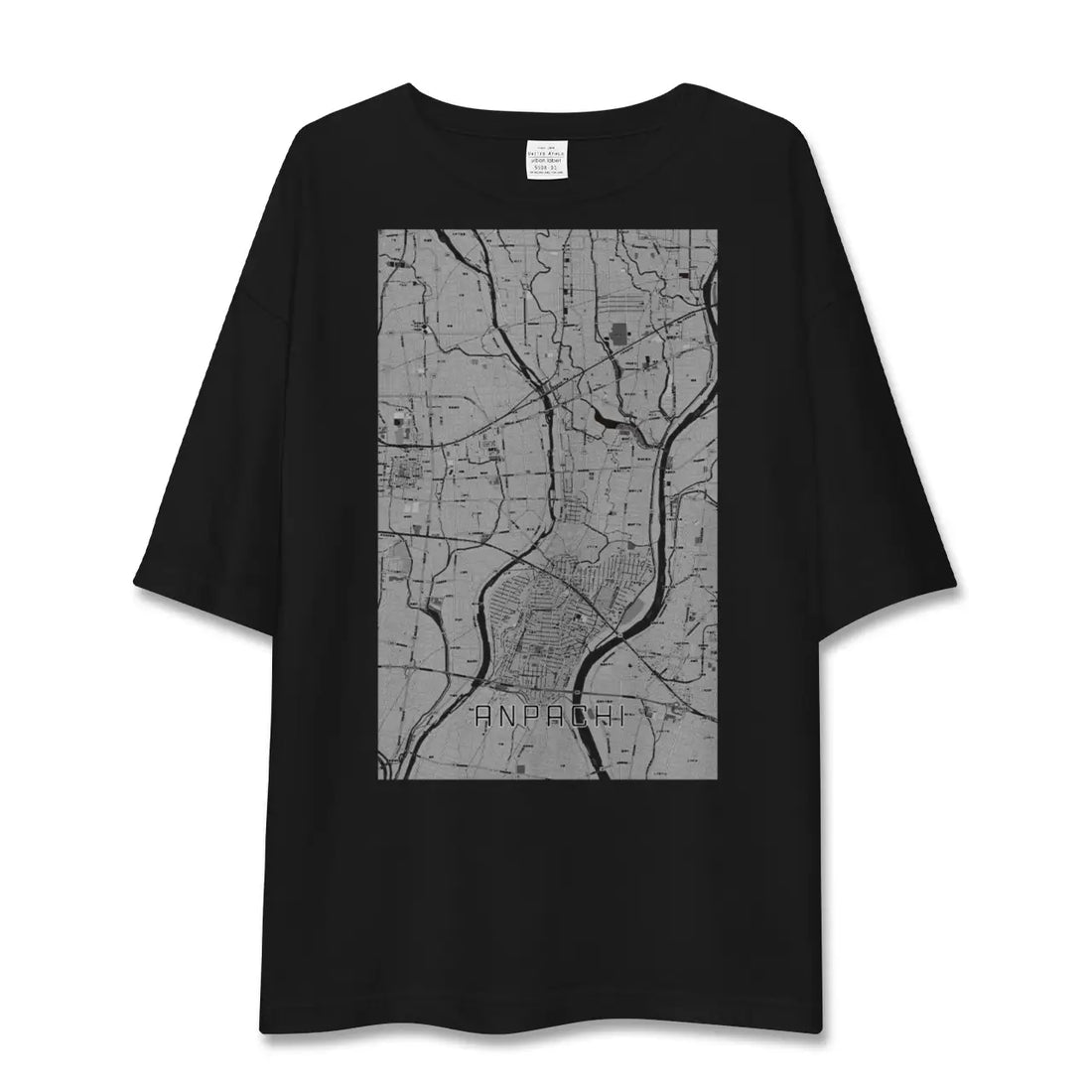 【安八(岐阜県)】地図柄ビッグシルエットTシャツ