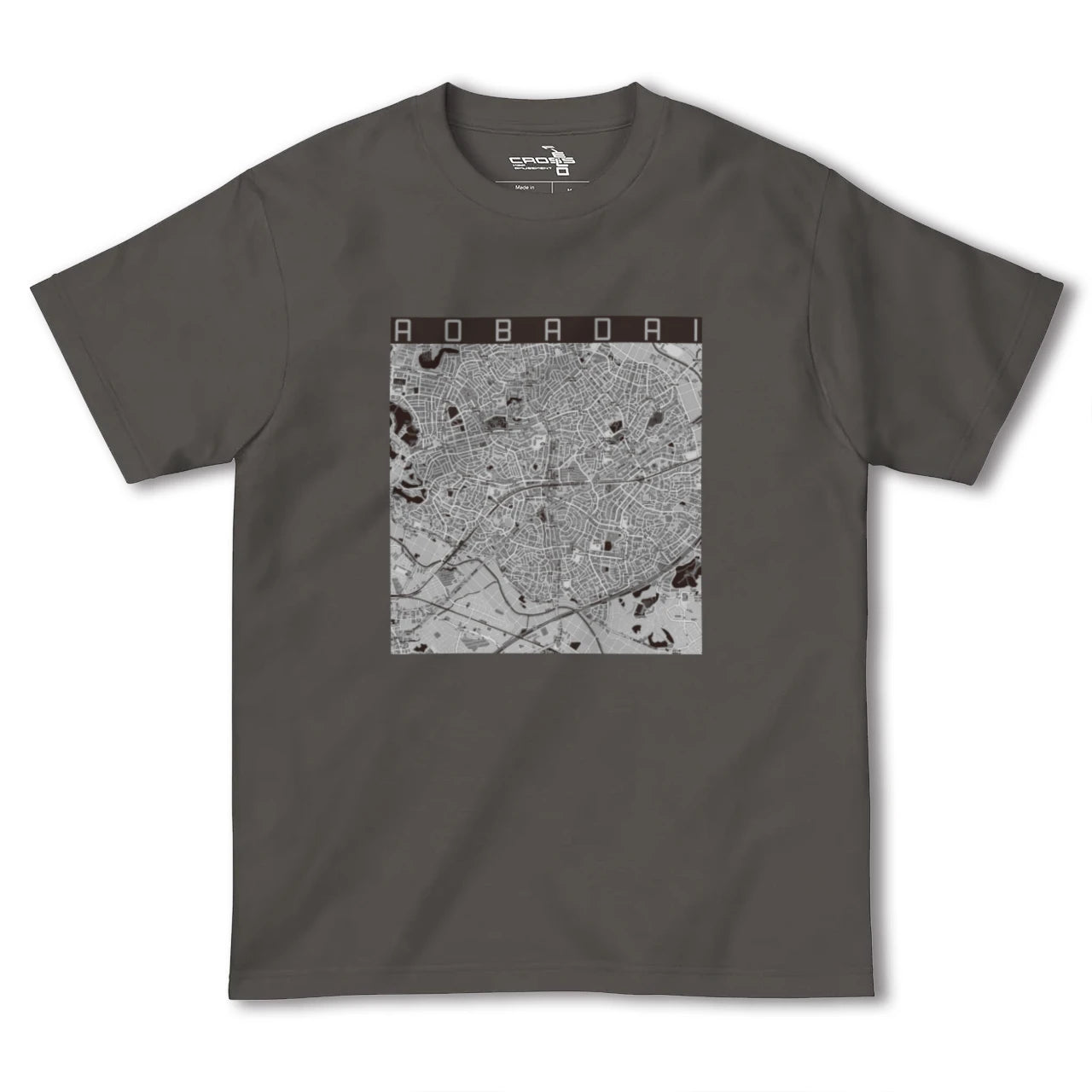 【青葉台(神奈川県)】地図柄ヘビーウェイトTシャツ