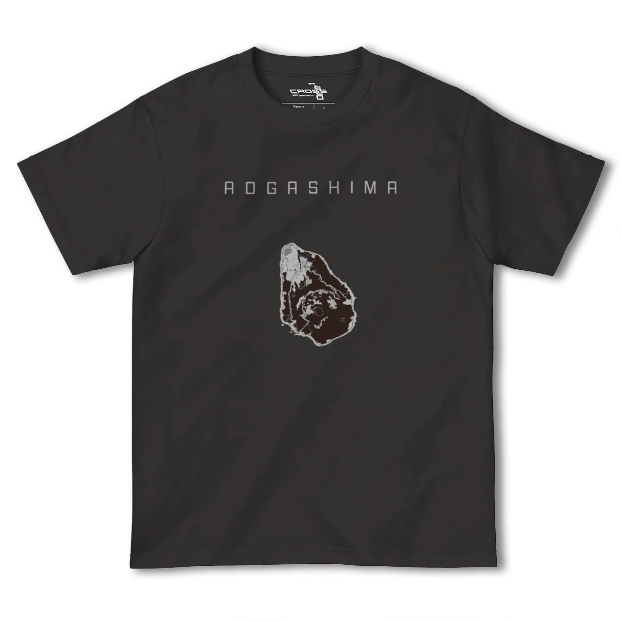 【青ヶ島(東京都)】地図柄ヘビーウェイトTシャツ