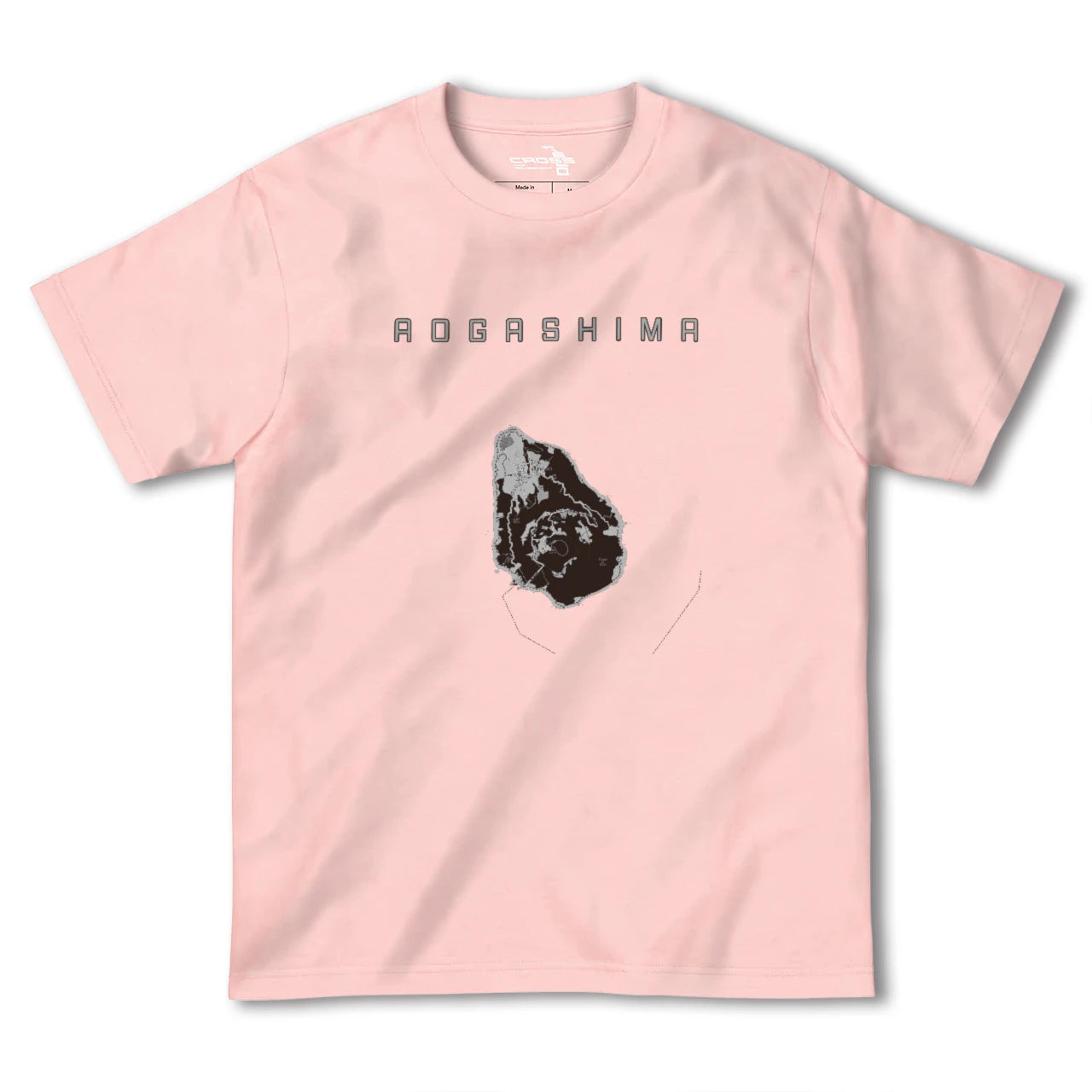 【青ヶ島(東京都)】地図柄ヘビーウェイトTシャツ