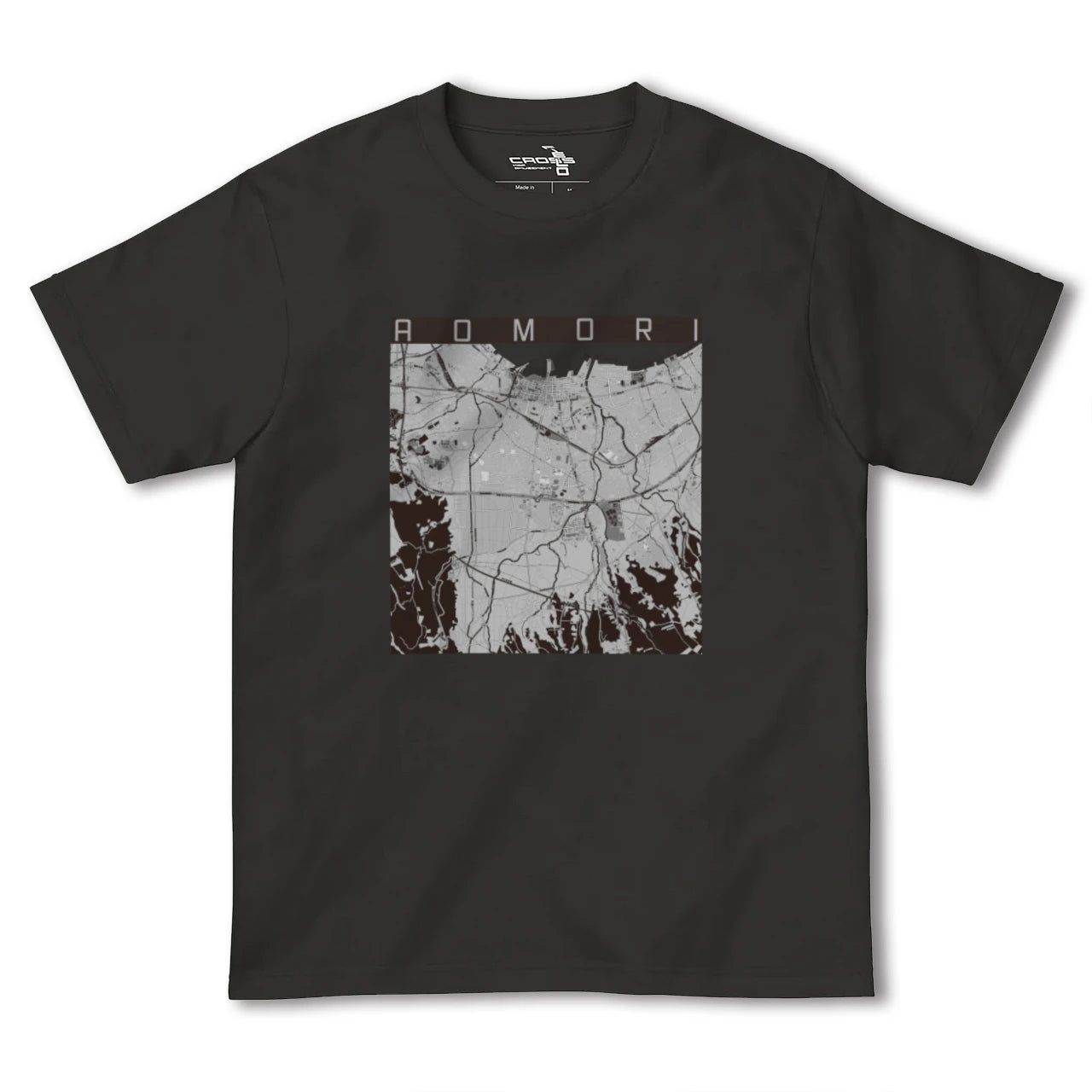 【青森(青森県)】地図柄ヘビーウェイトTシャツ
