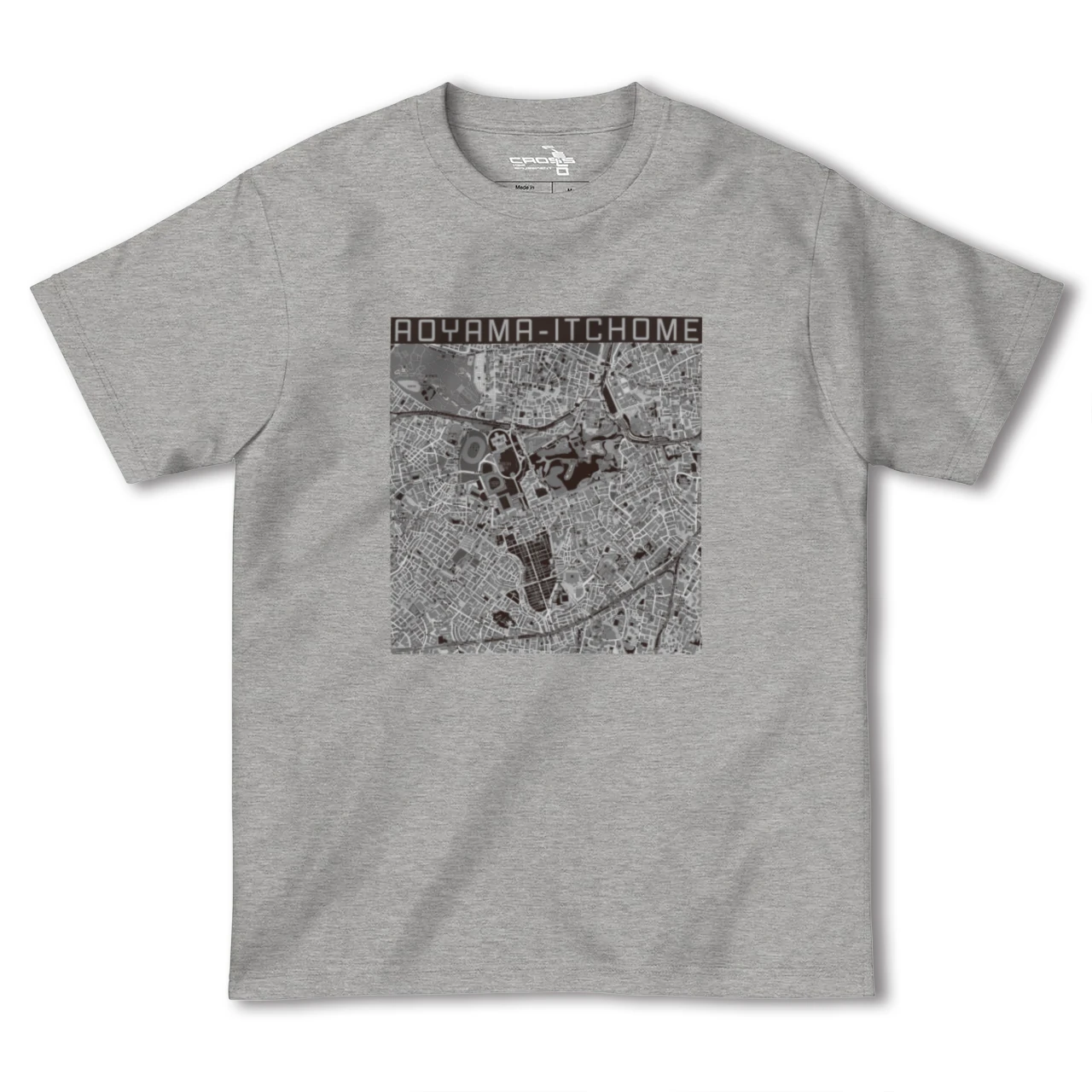 【青山一丁目(東京都)】地図柄ヘビーウェイトTシャツ
