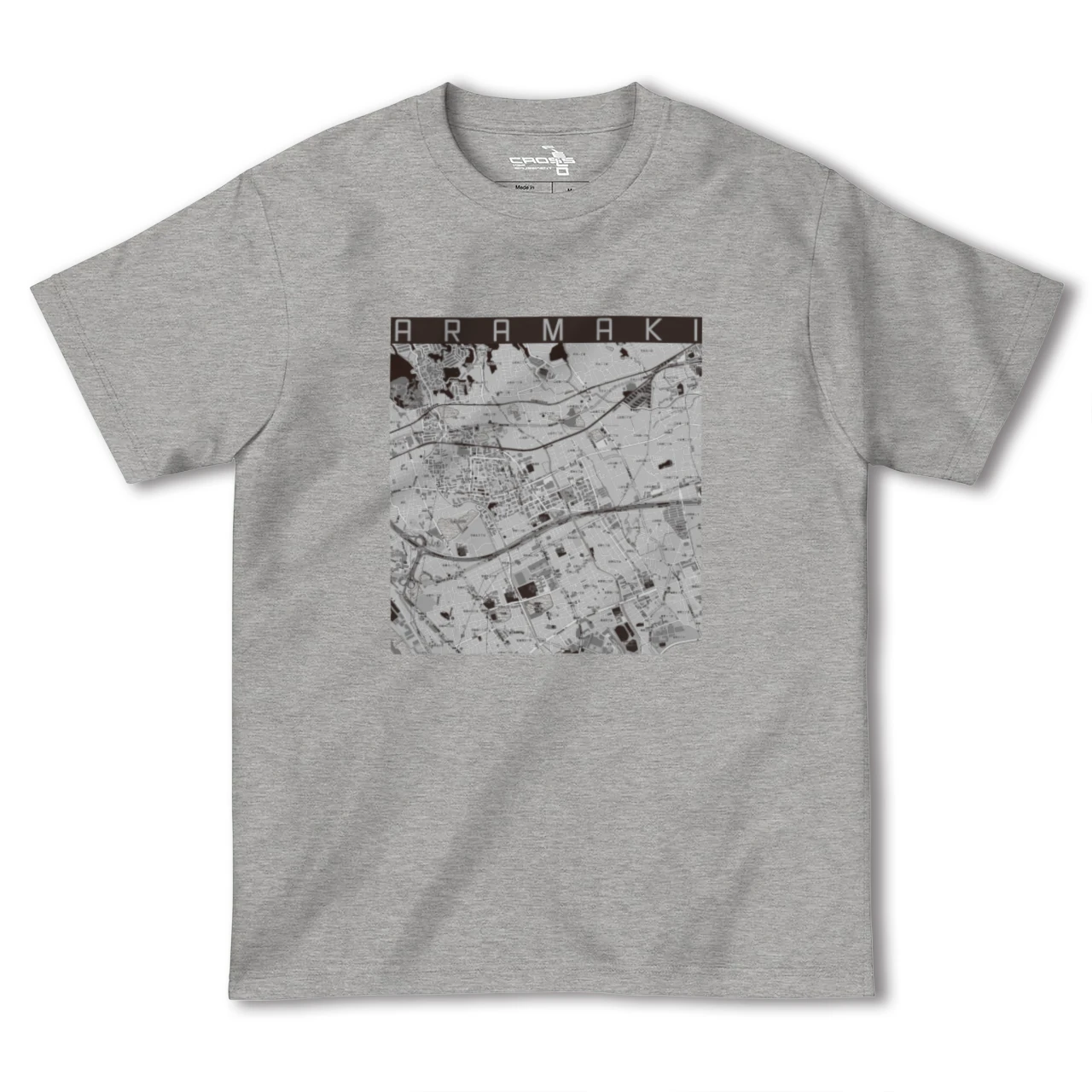 【荒牧(兵庫県)】地図柄ヘビーウェイトTシャツ