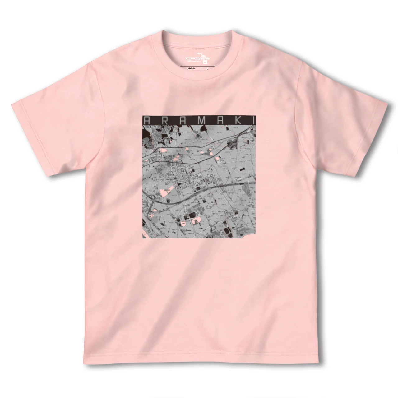 【荒牧(兵庫県)】地図柄ヘビーウェイトTシャツ