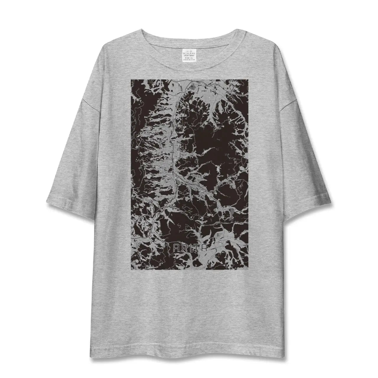 【有田(佐賀県)】地図柄ビッグシルエットTシャツ