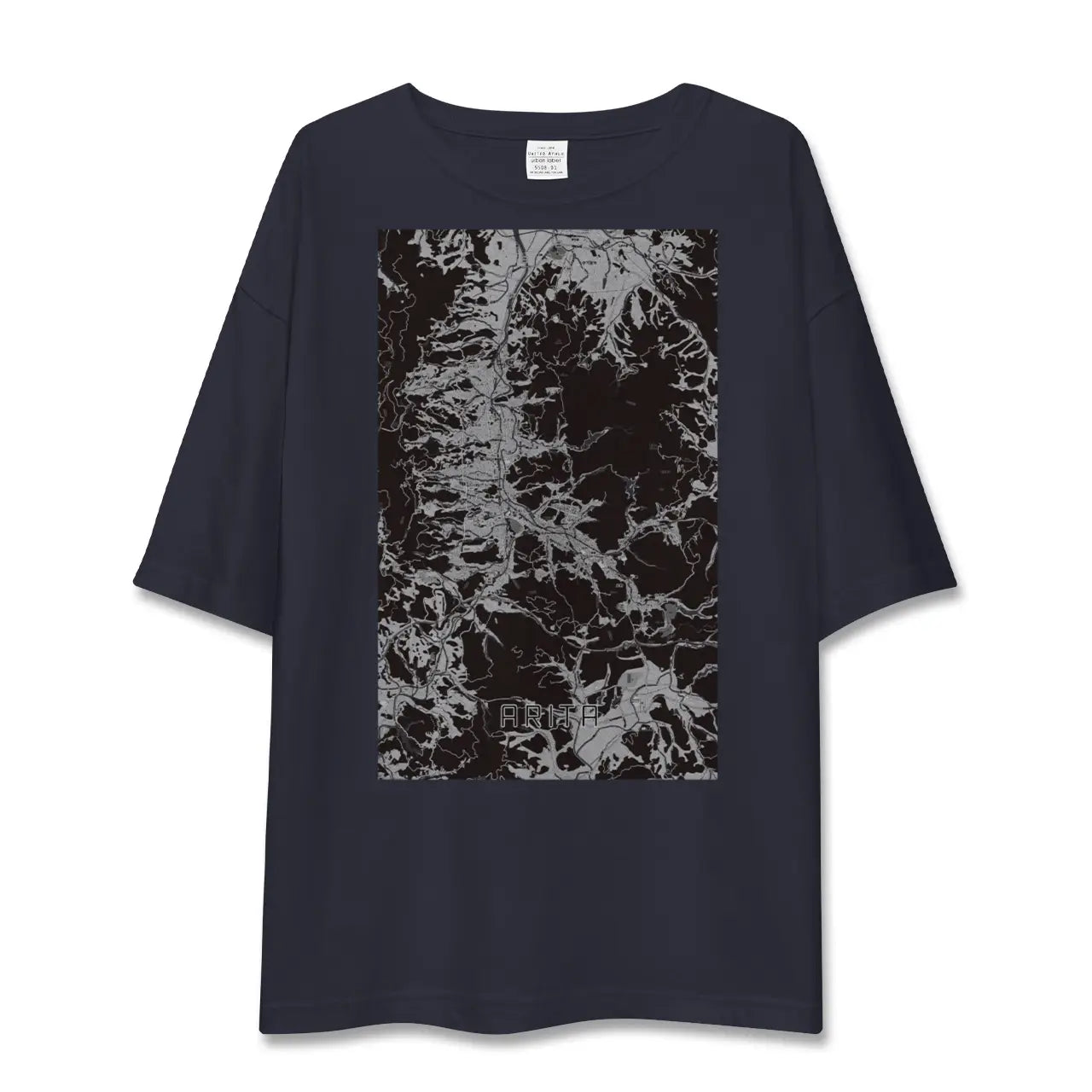 【有田(佐賀県)】地図柄ビッグシルエットTシャツ