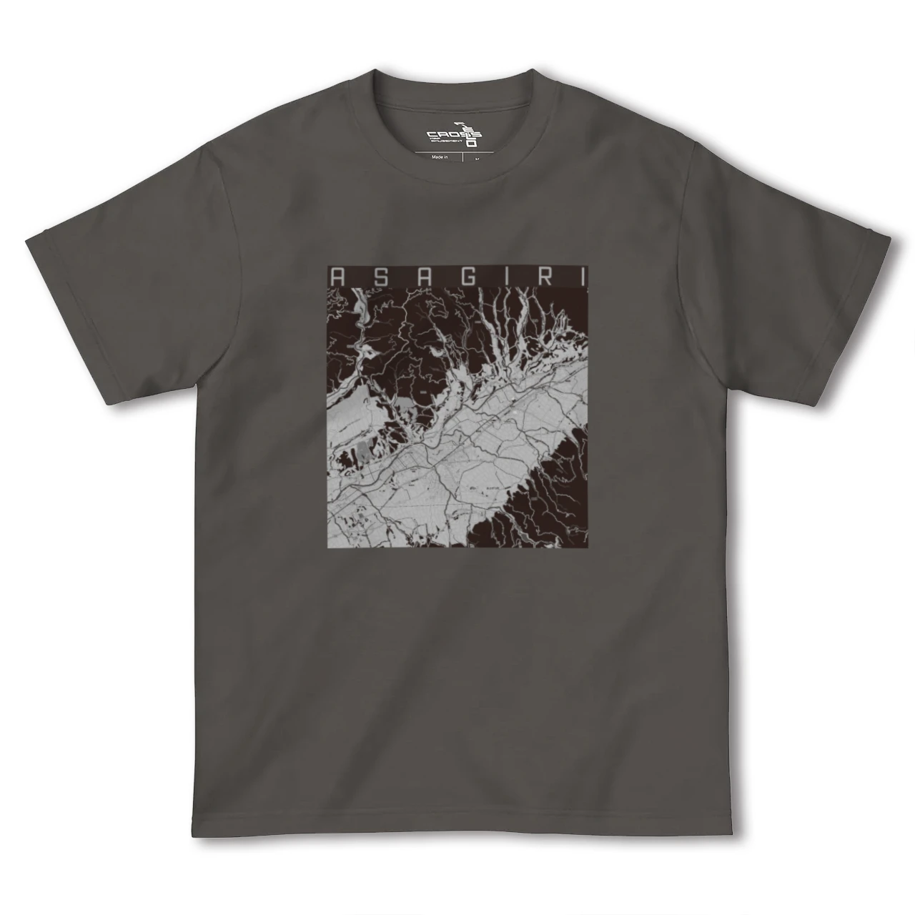 【あさぎり(熊本県)】地図柄ヘビーウェイトTシャツ