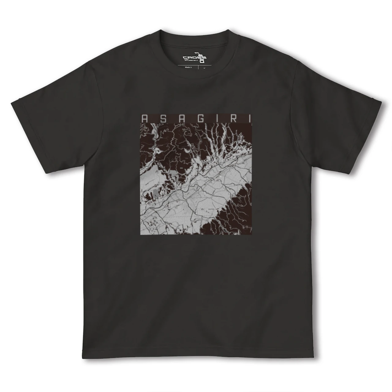 【あさぎり(熊本県)】地図柄ヘビーウェイトTシャツ