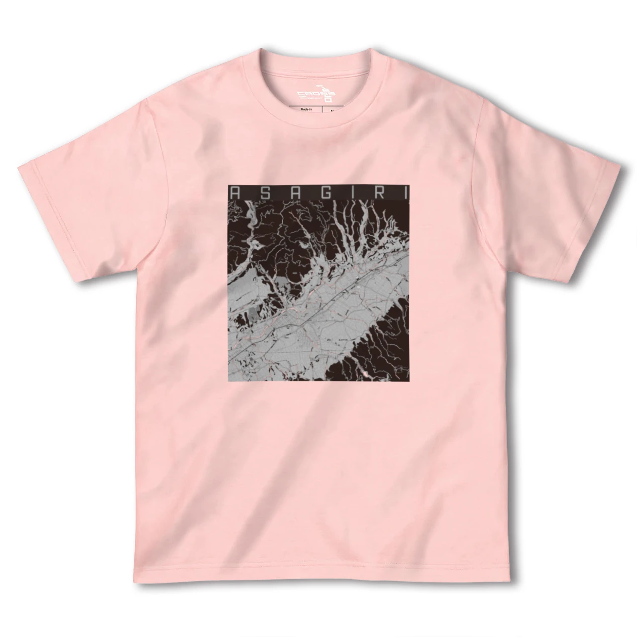 【あさぎり(熊本県)】地図柄ヘビーウェイトTシャツ
